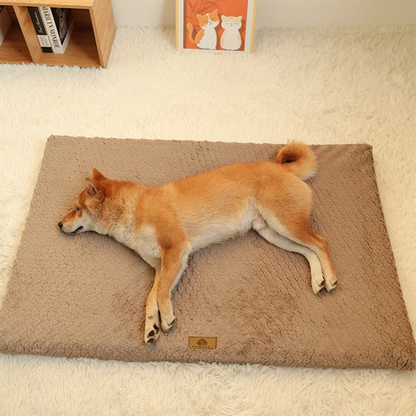 3D Foam Pet Bed With Removable Washable Faux Fur Cover Orthopedic Waterproof.