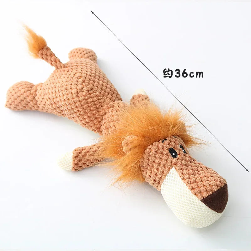 Dog Interactive Plush Toys Molar Teeth Cleaning Toy Cute Animal Modeling