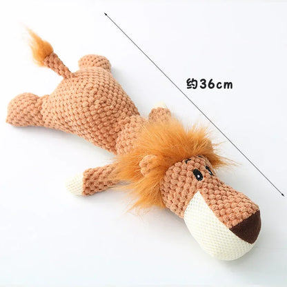 Dog Interactive Plush Toys Molar Teeth Cleaning Toy Cute Animal Modeling