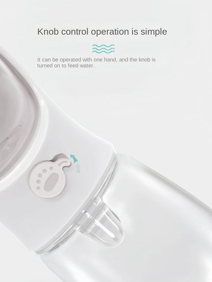 Portable Dog Cat Water Bottle with Storage Food and Water