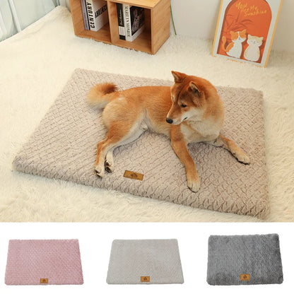 3D Foam Pet Bed With Removable Washable Faux Fur Cover Orthopedic Waterproof.