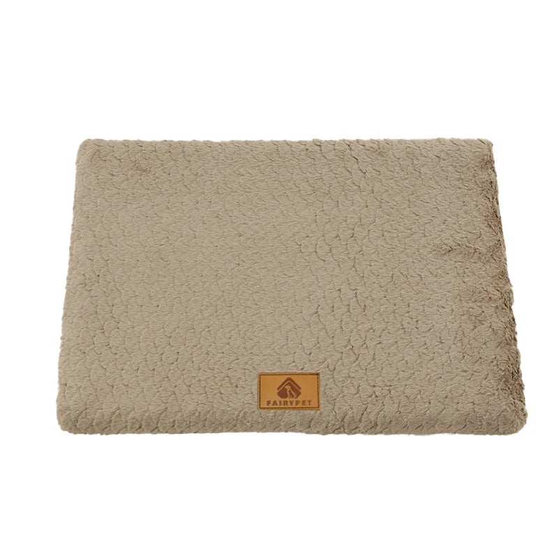 3D Foam Pet Bed With Removable Washable Faux Fur Cover Orthopedic Waterproof.