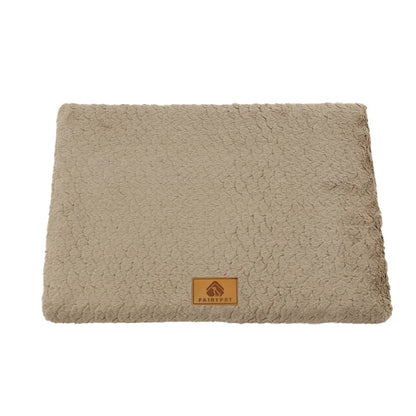 3D Foam Pet Bed With Removable Washable Faux Fur Cover Orthopedic Waterproof.