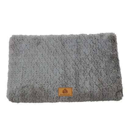 3D Foam Pet Bed With Removable Washable Faux Fur Cover Orthopedic Waterproof.