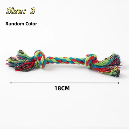 Dog Toy Pet Molar Bite-resistant Cotton Rope Knot for Small Dog Puppy Relieving Stuffy Cleaning Teeth Pet Chew Toys