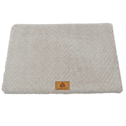 3D Foam Pet Bed With Removable Washable Faux Fur Cover Orthopedic Waterproof.